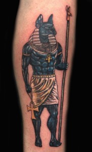 Egyptian Tattoos Anubis