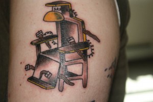 Electric Chair Tattoo