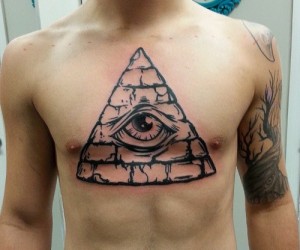 Eye Pyramid Tattoo