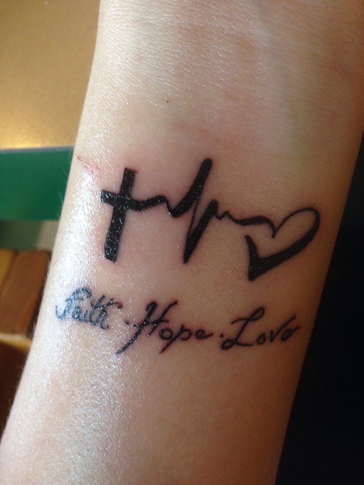 Faith Hope and Love Tattoos Designs, Ideas and Meaning - Tattoos For You
