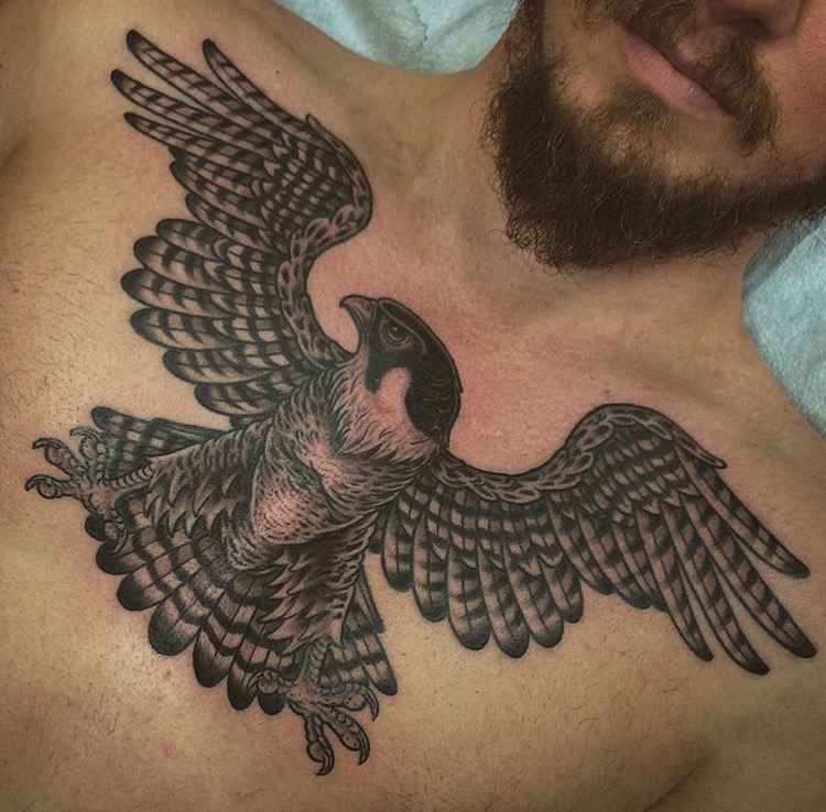 Falcon Tattoos Designs, Ideas and Meaning | Tattoos For You