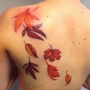 Fall Leaf Tattoo