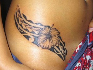 Female Waist Tattoos