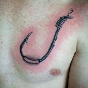 Fish Hook Tattoo Images