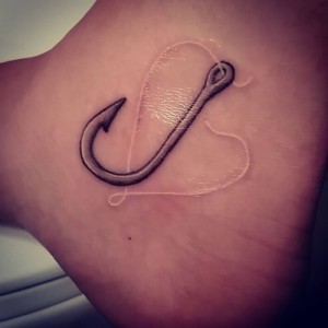 Fishing Hook Tattoo