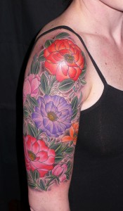 Flower Sleeve Tattoo Designs