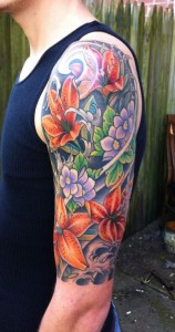 Flower Sleeve Tattoos