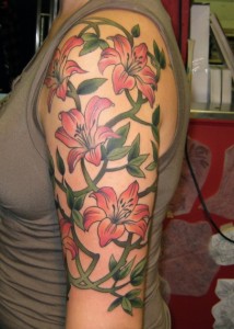 Flower Sleeve Tattoos Women