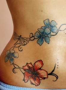 Flower Waist Tattoos