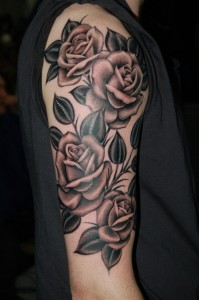 Flowers Half Sleeve Tattoos