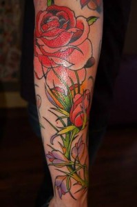 Flowers Sleeve Tattoos