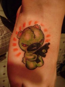 Gangster Teddy Bear Tattoos