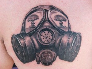 Gas Mask Tattoo Ideas