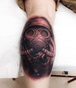 Gas Mask Tattoo Images