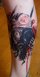 Gas Mask Tattoo Pictures