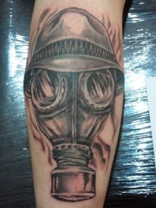 Gas Mask Tattoos