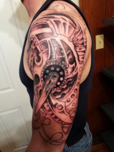 Gear Arm Tattoo