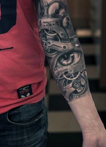 Gears Tattoo Sleeve