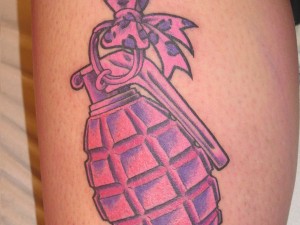 Girly Grenade Tattoos