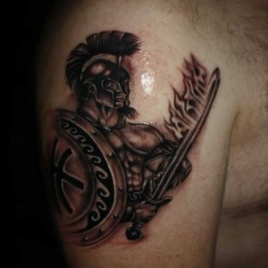 Gladiator Tattoo Arm