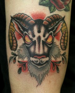 Goat Head Tattoo