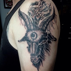 Goat Tattoo Design