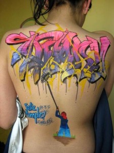 Graffiti Tattoos for Girls