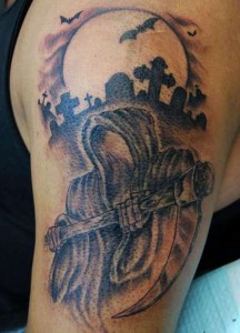 Graveyard Tattoos Designs