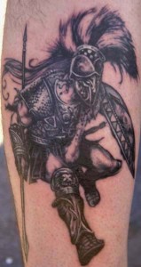 Greek God Ares Tattoos