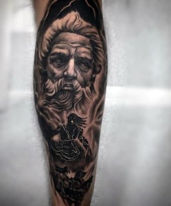 Greek God Tattoos Sleeve