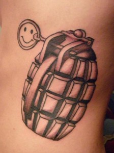 Grenade Tattoo Images