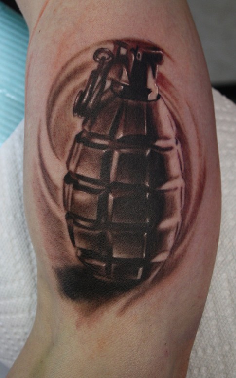 Grenade Tattoos Designs, Ideas and Meaning | Tattoos For You