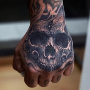 Hand Skull Tattoo