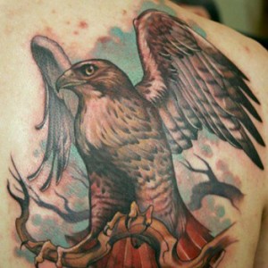 Hawk Tattoo Images