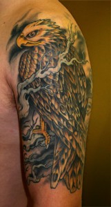 Hawk Tattoo Sleeve