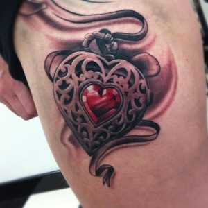 Heart Locket Tattoo