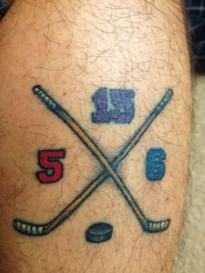 Hockey Stick Tattoos