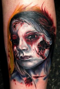 Horror Tattoos for Girls