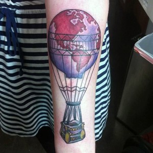 Hot Air Balloon Tattoo