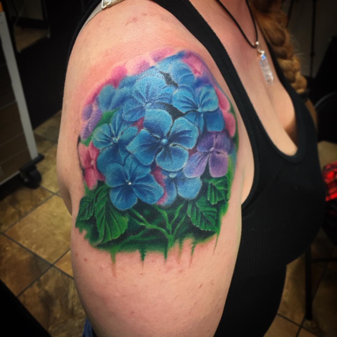 Hydrangea Tattoos Designs, Ideas and Meaning | Tattoos For You