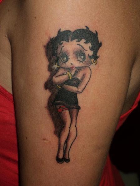 Images of Betty Boop Tattoos.