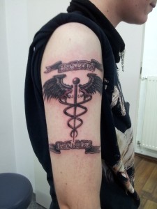 Images of Caduceus Tattoo