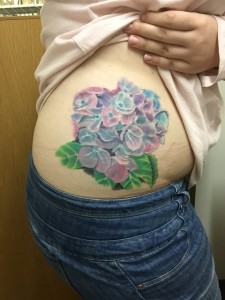 Images of Hydrangea Tattoo