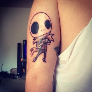 Jack Skellington Tattoo Small