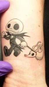 Jack Skellington Tattoo Wrist