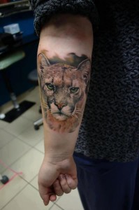 Jaguar Tattoo on Forearm