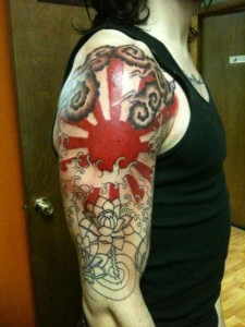 Japan Rising Sun Tattoo