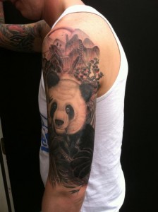 Japanese Panda Tattoo