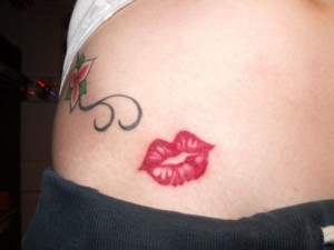Kiss Lips Tattoo