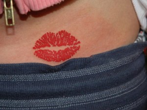 Kiss Mark Tattoo